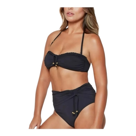 Bleu Rod Beattie Braided Bandeau W/Molded Cups, in Glam Stand NWT - Picture 3 of 5